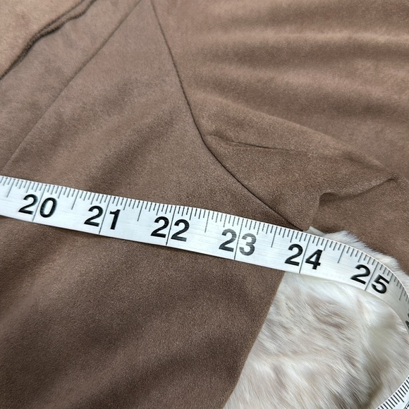 Carolina Belle Montreal | Taupe Waterfall Open Front Jacket - Picture 7 of 10